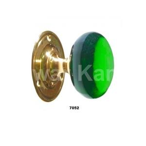 Hermosa perilla de puerta central de latón marrón con perilla de puerta decorativa pulida brillante para el hogar, cocina, sala de estar, uso de puerta de habitación - Product Image 3