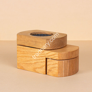 Brûleur d'encens en bois Mubkhar, design moderne, utilisation en intérieur, cadeau du Ramadan par Tradnary Exim Pvt Ltd - Product Image 2