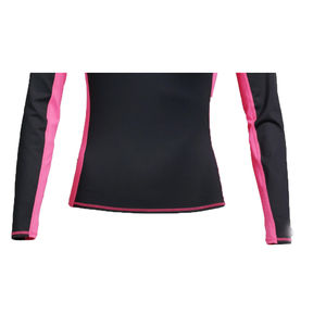 Rashguard pour femmes à manches longues de couleur unie - Respirant et à séchage rapide, vêtements de fitness personnalisables à vendre, rashguard pour femmes personnalisé - Product Image 3