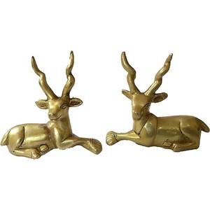 Pièce maîtresse de cerf en métal en laiton de haute qualité tendance avec une haute finition pour la décoration intérieure et les articles cadeaux décoratifs. - Product Image 3