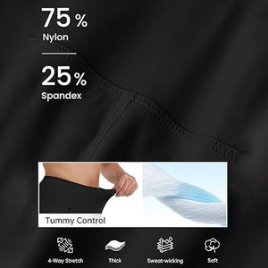 Stretch fit custom Womens Half Knee <b>Leggings</b> OEM breathable material suitable for fitness activewear gifting and teamwear - Product Image 5