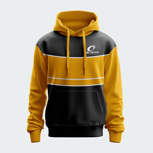 เสื้อฮู้ดซิปแขนยาวสำหรับผู้ชายดีไซน์แบบ OEM มีฮู้ดแบบรูดซิปสำหรับผู้ชายสไตล์ใหม่จากโรงงาน - Product Image 6