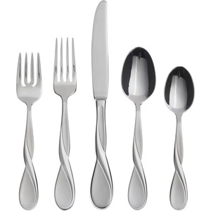 Cubiertos con Mango Trenzado Hechos a Mano con Acabado Plateado para Hoteles, Restaurantes, Cafeterías, Uso Doméstico y Cenas Informales de la India - Product Image 1
