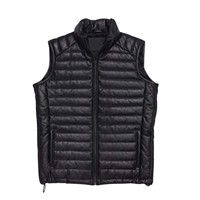 Gilet noir avec motif en pierre d'acier, gilet en cuir personnalisé, cuir de mouton de haute qualité, gilet en cuir pour homme