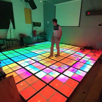 Eagerled P2.5 P3.9 IP65 Éclairage de scène interactif magnétique 3D pour fêtes, mariage, lumière LED, piste de danse LED