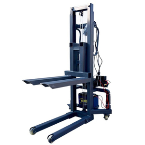 Mini Montacargas Eléctrico de 300 kg con Batería de Iones de Litio, Desplazador Lateral Hidráulico, Apilador Autocargable de Paletas Anchas para Restaurantes - Product Image 5