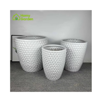 Durable en utilisant des pots de fleurs en céramique pour l'intérieur, pot de fleurs émaillés en céramique du vietnam, pot pour plantes en céramique de grande taille