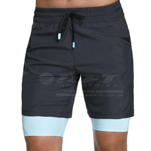 Nouveau modèle de short de gym en coton pour hommes taille adulte fabrication pakistanaise short de jogging pour hommes - Product Image 6