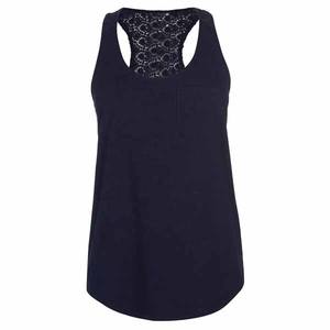 Camiseta sin mangas acanalada sin mangas con estampado de logotipo personalizado al por mayor para mujer camisa de punto con cuello redondo para mujer - Product Image 1