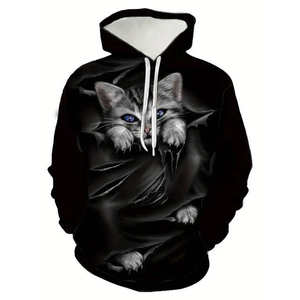 Fabricant OEM de sweats à capuche pour hommes imprimés par sublimation avec tissu en molleton de qualité supérieure, sweats à capuche respirants pour hommes d'hiver, 500 GSM - Product Image 1