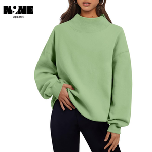 Sweat-shirts et hoodies décontractés surdimensionnés pour femmes, doublés en toile, imprimés avec badge sur le devant, tenues automne-hiver 2024 - Product Image 4