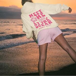 Sudadera con Capucha Doble de Alta Calidad para Mujer, Sudadera Holgada de Moda, Sudadera Extra Grande con Pedrería, Sudadera Desteñida Personalizada, Sudadera 100% Algodón, Sudadera Chic - Product Image 5