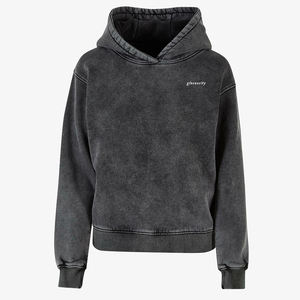 Sudaderas con capucha de gran tamaño para mujer, guantes de ciudad 100% de algodón de manga larga antiarrugas y transpirables para mujer, sudaderas con capucha de invierno - Product Image 1