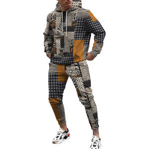 Conjunto de pantalones de chándal y Sudadera con capucha OEM transpirable logotipo personalizado hombres entrenamiento jogging desgaste chándales personalizados para hombres - Product Image 6