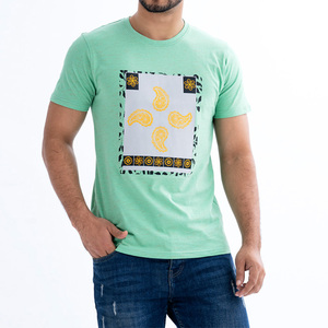 Gran oferta de camisetas de algodón 100% para hombre, alta calidad, ecológicas, de secado rápido, hombros caídos, personalizables, diseño de cuello redondo, tendencia de verano - Product Image 6