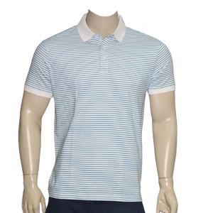 Polo de hombre al por mayor con logotipo personalizado de alta calidad 100% algodón diseño sólido tejido de Jersey para trabajo de verano - Product Image 4