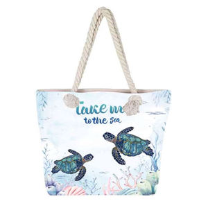 Sac fourre-tout mexicain en toile personnalisé avec logo, souvenir touristique, tortue, <span class=keywords><strong>Cancun</strong></span>, Cozumel, Mexique, sac de <span class=keywords><strong>plage</strong></span> - Product Image 4