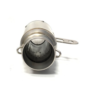 Precio al por Mayor, Silenciador de Escape Universal para Motocicleta de Alto Rendimiento, Acero Inoxidable SC, 90mm, para HAOJUE DR160 TR300 - Product Image 3