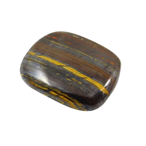 Pierre de haute qualité Paume plate Fer tigre Cristal de palmier plat Pierres précieuses Naturel Plat Ovale Forme Poche Pierre Protection Grossiste - Product Image 6