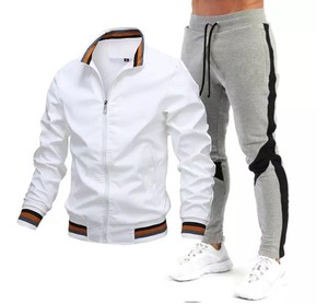 Survêtements d'hiver pour hommes, Logo de luxe, fermeture éclair, vêtements d'entraînement, de sport, personnalisés - Product Image 5