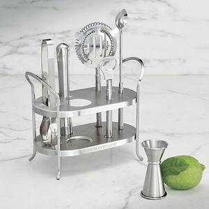 Juego de Herramientas de Barra de Acero Inoxidable Escultural con Soporte Artístico, Accesorios Profesionales para Cócteles, Decoración Duradera y de Lujo para Bar en Casa - Product Image 4