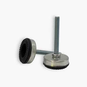 Ensemble de 6 pieds de nivellement industriels en métal avec colle pour tables, chaises, canapés, cuisine, salle à manger, meubles de maison et de bureau, livraison gratuite - Product Image 1