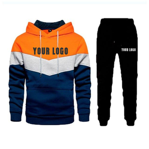 Chándal de algodón 100% ajustado para hombre, nueva moda, Sudadera con capucha personalizada para correr con diseño bordado para deportes de otoño - Product Image 5