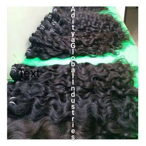 Fournisseur et exportateur d'extensions de cheveux naturels Remy de qualité supérieure 100%, extensions de cheveux humains vierges non transformés de temple indien - Product Image 4