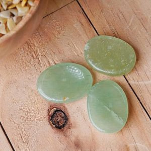 Natural Green Aventurine Thumb Worry <b>Stone</b> - Polished Gemstone for Anxiety <b>Relief</b> Positive Energy & Relaxation - Product Image 4