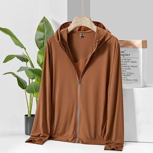 Hombre talla alta calidad UPF 50 + hielo seda protección solar sudaderas con capucha correr al aire libre ciclismo pesca ropa a prueba de sol sudaderas con capucha - Product Image 4