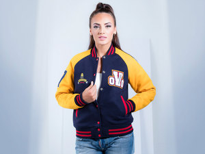 Chaquetas universitarias de forro polar de algodón con forro de sublimación/chaquetas de lana de alta calidad de diseño personalizado 100%/chaquetas de lana de algodón - Product Image 5