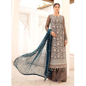 ชุดเดรสปาร์ตี้งานแต่งปักลายสำหรับผู้หญิงชุดปาร์ตี้ฤดูร้อนสไตล์ทันสมัย - Product Image 1