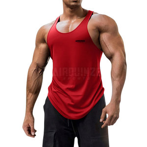 Men's Breathable Sleeveless for Gym Workouts New Fitness <b>Singlet</b> for Bodybuilding Workout Clothing With Custom Design - Product Image 1