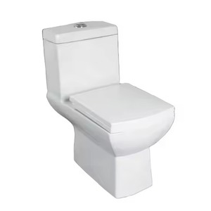 Cupc Toilette monobloc de style européen montée au sol Toilette monobloc carrée en céramique pour la maison Ensembles de salle de bain Villa - Product Image 6