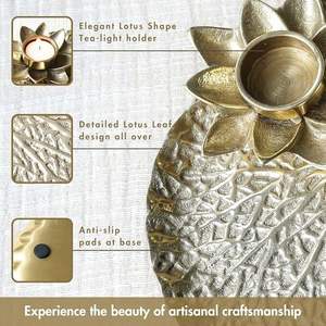 ชุดถาดทองเหลืองคุณภาพสูงขายดีที่สุดสำหรับบูชาที่บ้าน วัสดุทองเหลืองสำหรับบูชา ของตกแต่งบูชา เหมาะสำหรับเป็นของขวัญและของตกแต่ง - Product Image 2