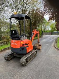 Mini pelleteuse/pelleteuse Kubota U17-3, année 2014, 3000 heures de travail - Product Image 2