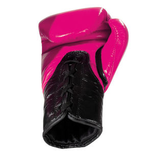 Gants Muay Thai à lacets bleus, gants de boxe d'entraînement de Kickboxing et gants de combat Muay Thai pour hommes - Product Image 5