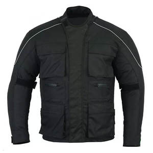 แจ็กเก็ตมอเตอร์/ ขี่มอเตอร์ไซด์หนังแท้ระบายอากาศได้ดี - Product Image 1