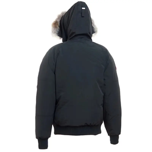 Veste matelassée en nylon de haute qualité pour homme, modèle d'hiver personnalisable, col montant, logo frontal, respirante, séchage rapide, pour l'extérieur - Product Image 3