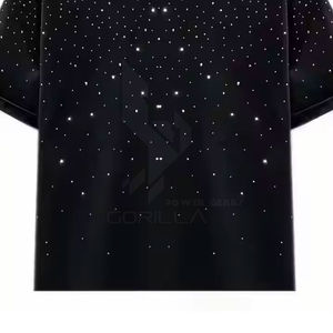 Camiseta de Verano de Alta Calidad para Mujer con Pedrería, Tejido de Punto Ecológico Informal con Pedrería para Fiesta o Club - Product Image 5