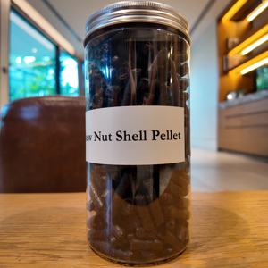 Granulés de coquilles de noix de cajou compressées, biomasse, carburant renouvelable pour centrales électriques, chaudières à vapeur et utilisation industrielle - Product Image 6