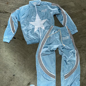 Survêtements unisexes de qualité, coupe-vent d'hiver, imprimés à l'écran, rayés, imperméables, respirants et légers, fabriqués au Pakistan - Product Image 2