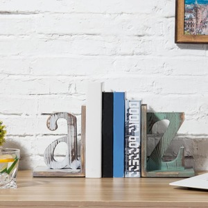 Porte-livres en bois modeste en forme d'alphabet A à Z, parfait pour la bibliothèque à domicile, la salle d'étude, le bureau et le coin d'apprentissage, vente en gros en provenance d'Inde - Product Image 3