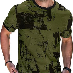 เสื้อยืดผ้าเจอร์ซีย์แบบกำหนดเองสำหรับผู้ชาย ดีไซน์เปล่า พร้อมโลโก้แบบกำหนดเอง แห้งเร็ว ระบายอากาศได้ดี ทรงปกติ ผลิตจากผ้าโพลีเอสเตอร์/คอตตอน - Product Image 3