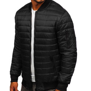 Chaqueta de invierno acolchada con cremallera completa y mangas extralargas para hombre - Product Image 5