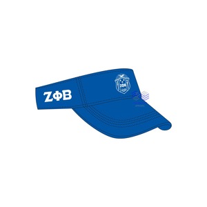 Visera Zeta Phi Beta - Gorra Deportiva Casual Ajustable para Viajes al Aire Libre, 100% Algodón Unisex con Bordado 3D - Product Image 3