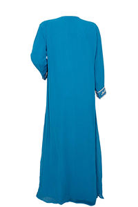 Venta caliente colección de primavera diseño africano Kaftan mujeres americanas XXL XXXL tamaños Modal Material étnico Abaya vestido ODM suministro - Product Image 3