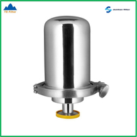 Nouveau Réservoir de Stockage d'Air en Acier Inoxydable 316L à Installation Rapide et Utilisation Facile, avec Boîtier de Ventilation, Surface Électro-Polie et Connexion Tri-Clamp