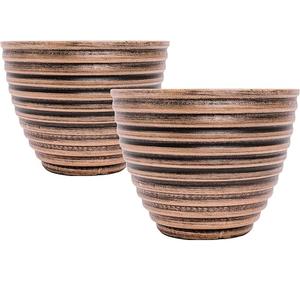 Maceta galvanizada de aspecto vintage hecha por Rael hierro galvanizado para decoración del hogar, casa de campo, oficina y decoración de jardín - Product Image 3