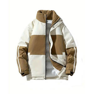 Chaqueta de Invierno Acolchada para Hombre, Nueva Colección 2025, Personalizable, de Poliéster Transpirable, Lisa, para Bordar, Estilo Urbano - Product Image 1